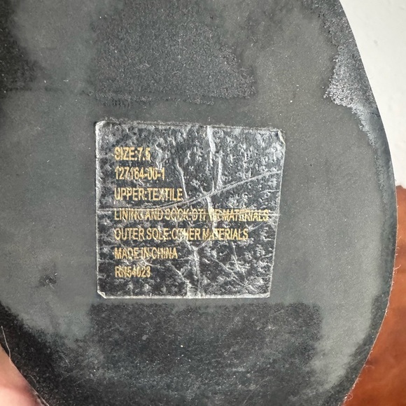 Banana Republic Black White Tweed Houndstooth Suede Pointed Toe Flats Womens 7.5 - Picture 6 of 7